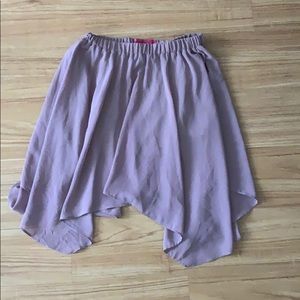 Mauve high low mini skirt - Boohoo - 6 - worn once